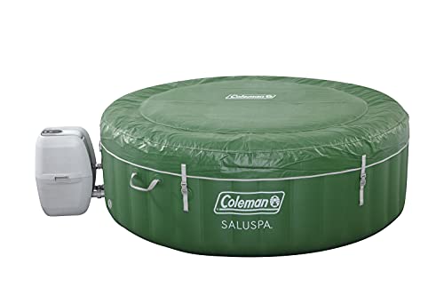 Coleman SaluSpa Inflatable Hot Tub Spa | Portable Hot Tub with Heated Water System and 140 Bubble Jets | Fits Up to 4 People - Lucaneo