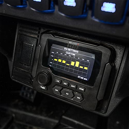 MB Quart Stage 5 Polaris RZR 800 Watt Tuned Premium Car Audio and Car Stereo with Bluetooth System for UTVs and Off Road Travel